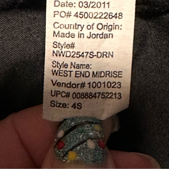 Nine West Mid Rise Bootcut Trouser Jeans 26S - Picture 7 of 11